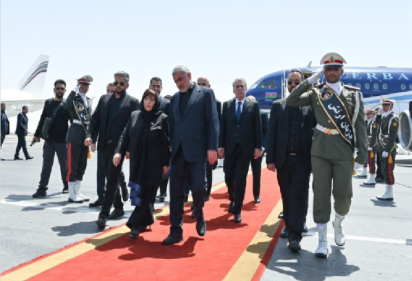 UNE DELEGATION AZERBAIDJANAISE ASSISTE A LA CEREMONIE D'ADIEU A SEYYED ALI KHAMENEI