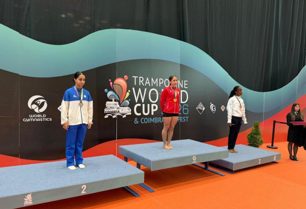 LES PERFORMANCES DES GYMNASTES AZERBAÏDJANAIS  LORS DES TOURNOIS AU PORTUGAL