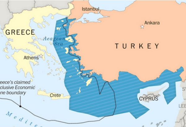 GRÈCE ET TURQUIE : LES FRONTIÈRES MARITIMES, À L’ORIGINE DE TENSIONS RÉPÉTÉES