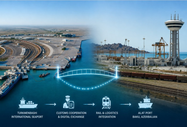 L’AZERBAÏDJAN ET LE TURKMÉNISTAN VEULENT TRANSFORMER LA MER CASPIENNE EN PONT COMMERCIAL