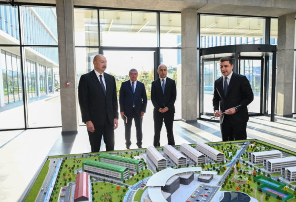 LE PRÉSIDENT ILHAM ALIYEV A ASSISTÉ À L’INAUGURATION DE LA PREMIÈRE PHASE DU CAMPUS D’INNOVATION « SABAH.CITY »