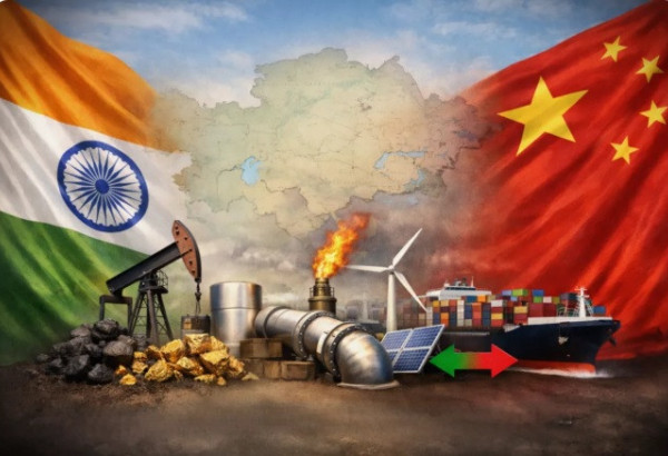 L’ASIE CENTRALE DEVIENT UNE ARÈNE DE COMPÉTITION ENTRE L’INDE ET LA CHINE