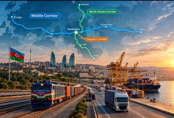 COMMENT LE CORRIDOR MÉDIAN RENCONTRE L’AXE NORD-SUD DANS LA STRATÉGIE COMMERCIALE DE L’AZERBAÏDJAN